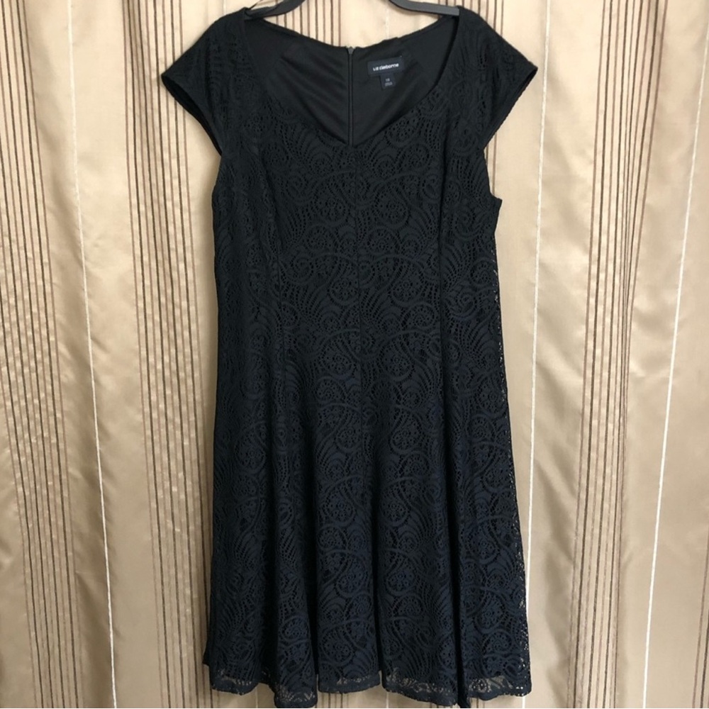 Lace Overlay Dress
